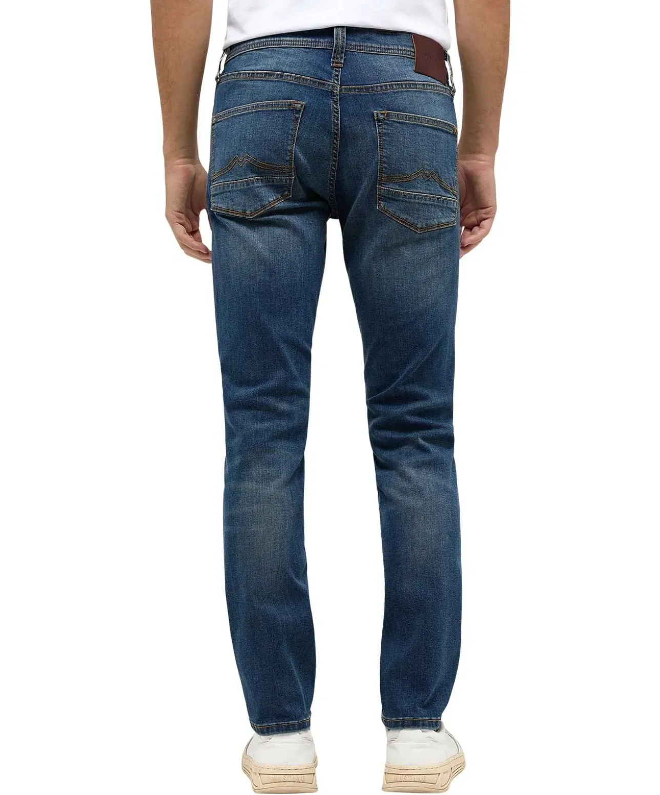 Mustang Herren Jeans Slim Fit Vegas im Used Look