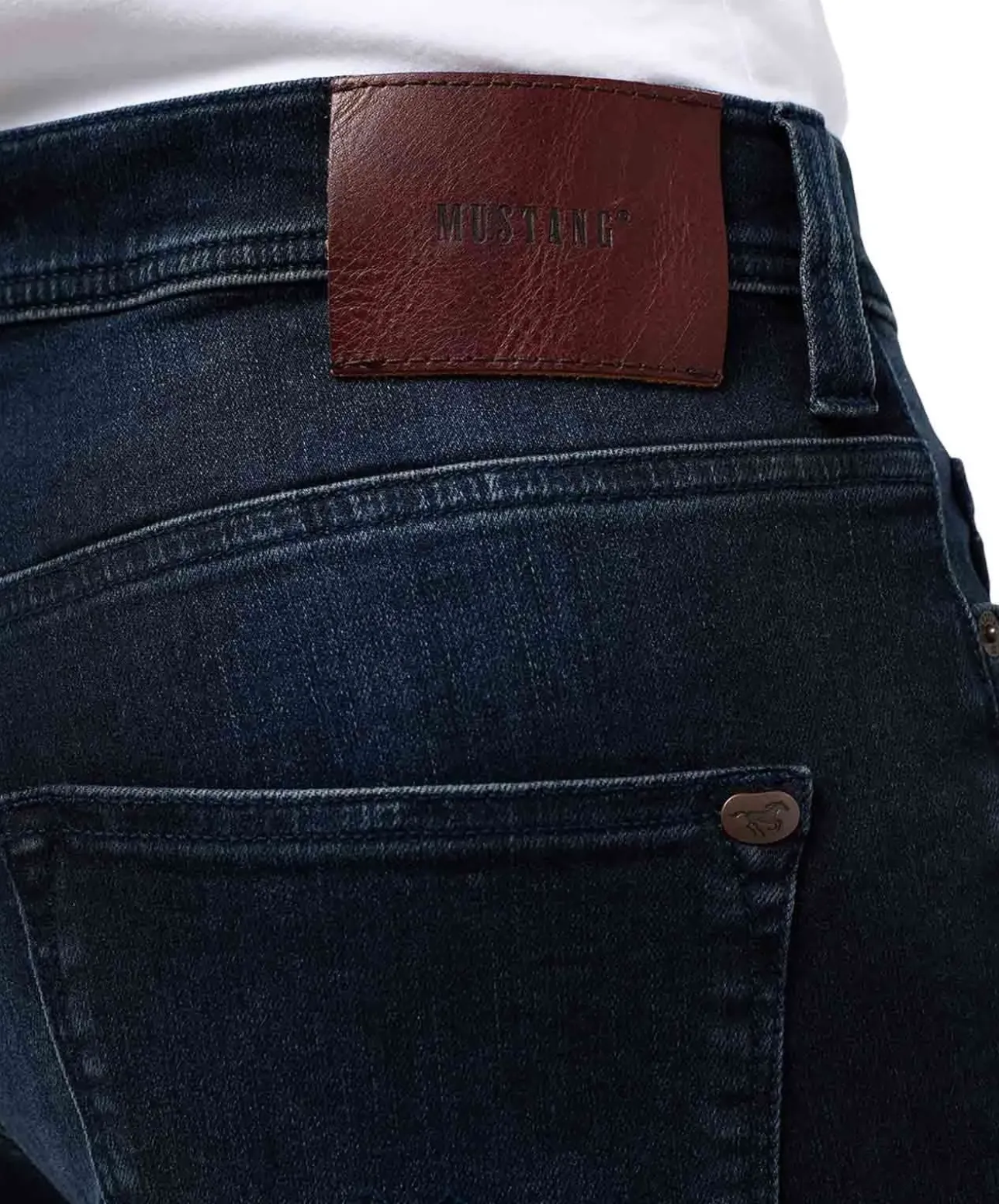 Mustang Herren Jeans Slim Fit Vegas in Stretch-Denim