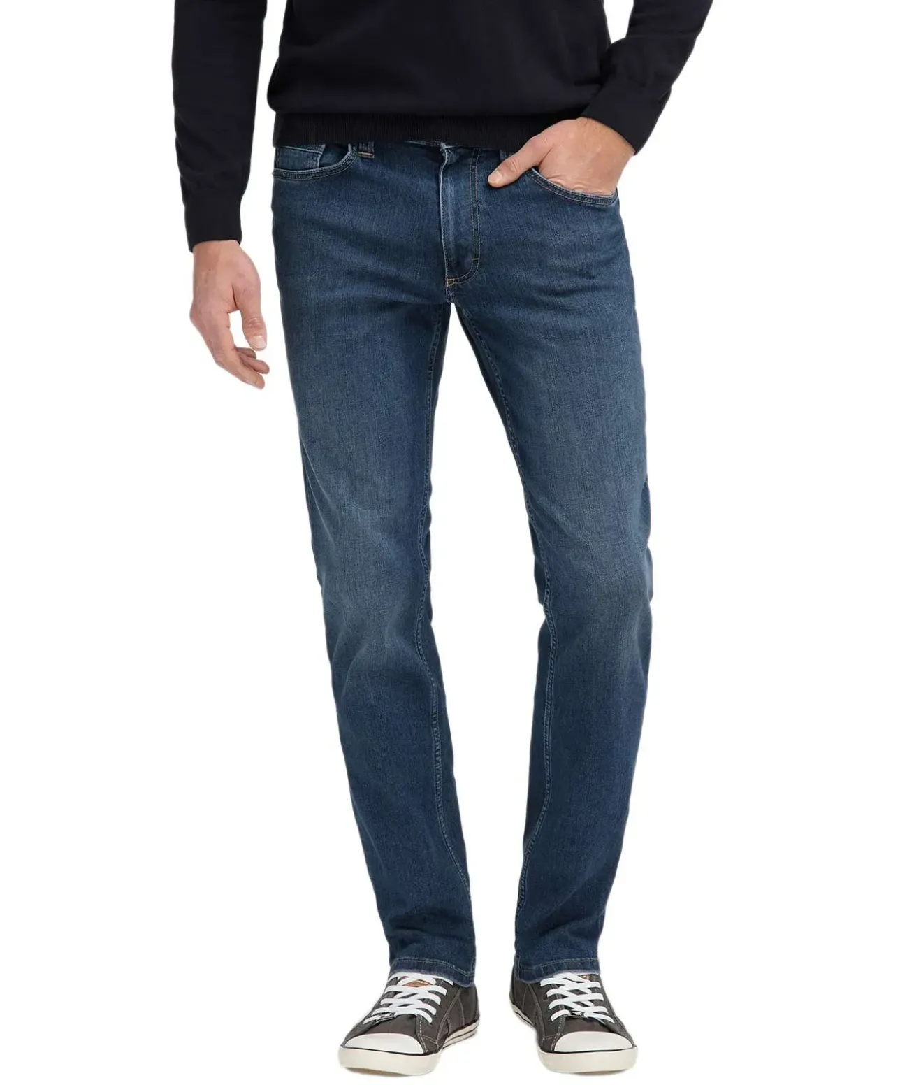 Mustang Herren Jeans Washington im Used Look