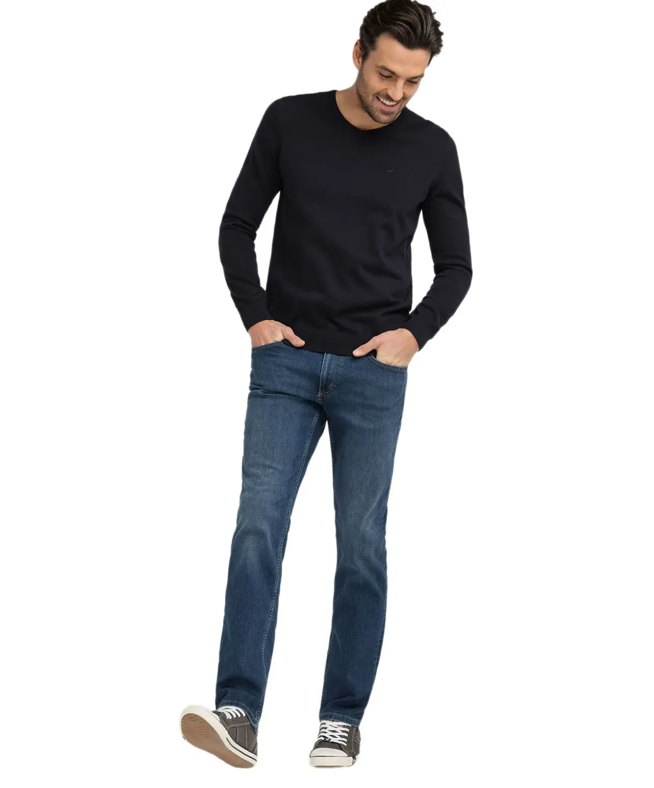 Mustang Herren Jeans Washington im Used Look