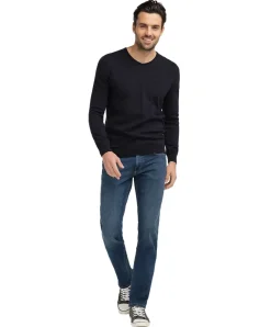 Mustang Herren Jeans Washington im Used Look