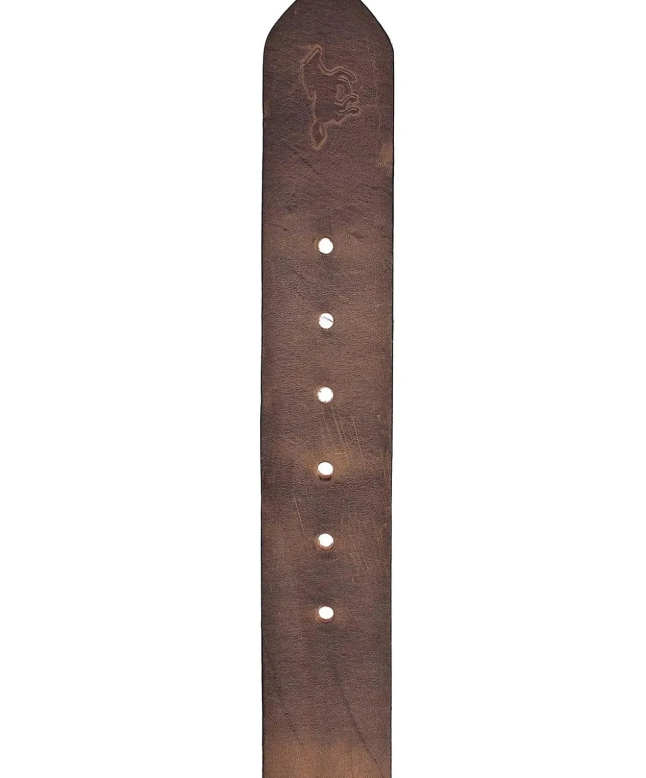 Mustang Herren-Gürtel aus Leder in braunem Vintagecharakter