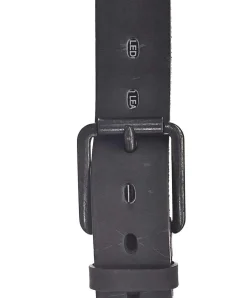 Mustang Herren-Gürtel aus Vollrindleder in Vintage-Black