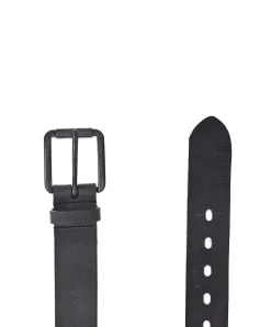 Mustang Herren-Gürtel aus Vollrindleder in Vintage-Black