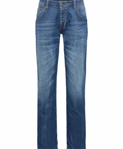Mustang Michigan Straight Jeans in Light Scratched Used