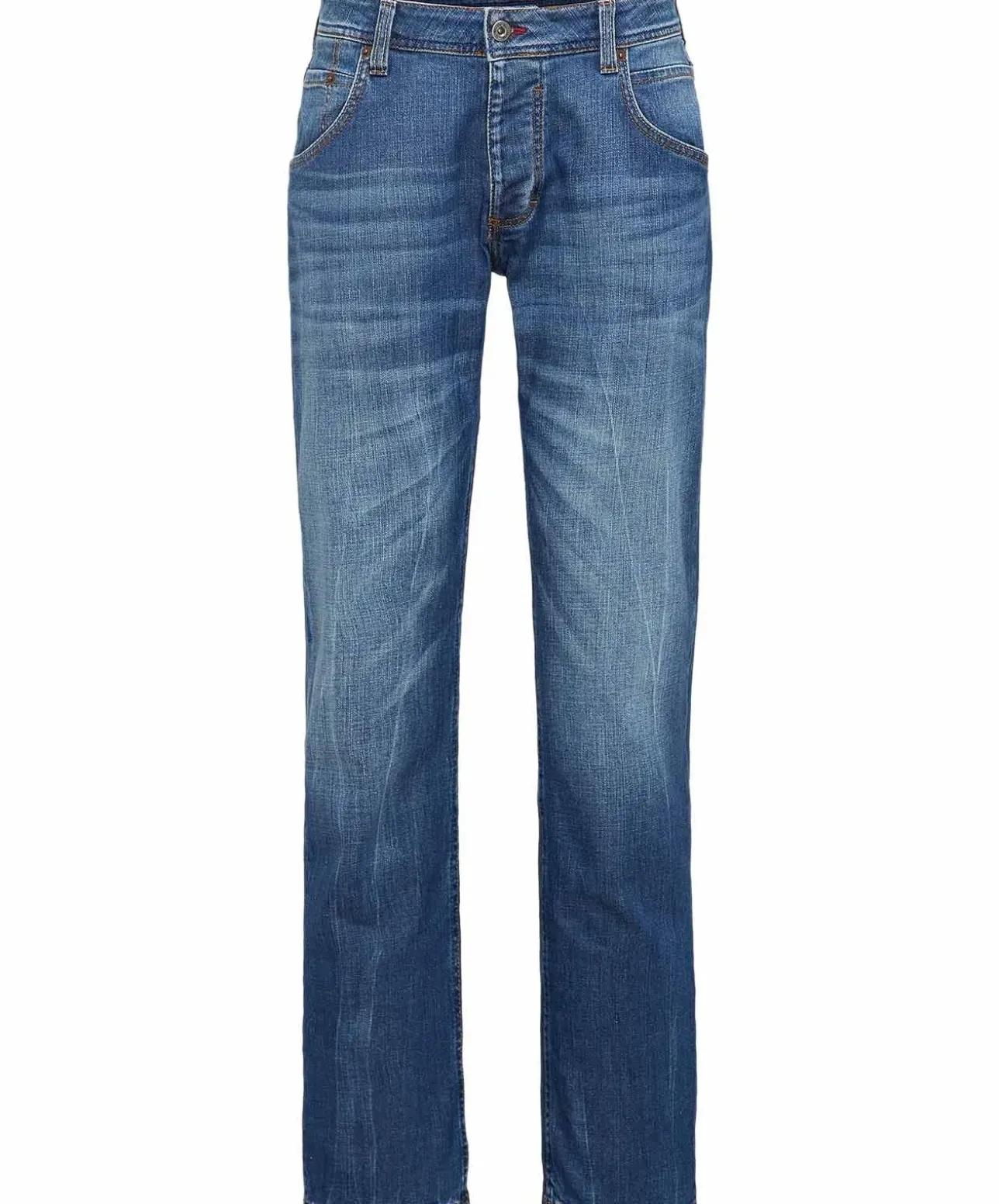Mustang Michigan Straight Jeans in Light Scratched Used