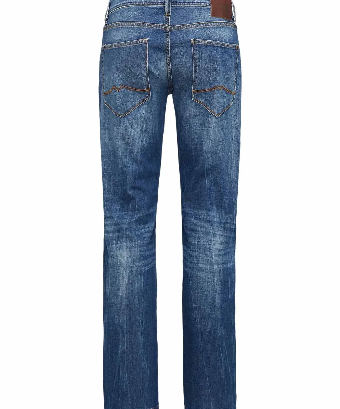 Mustang Michigan Straight Jeans in Light Scratched Used