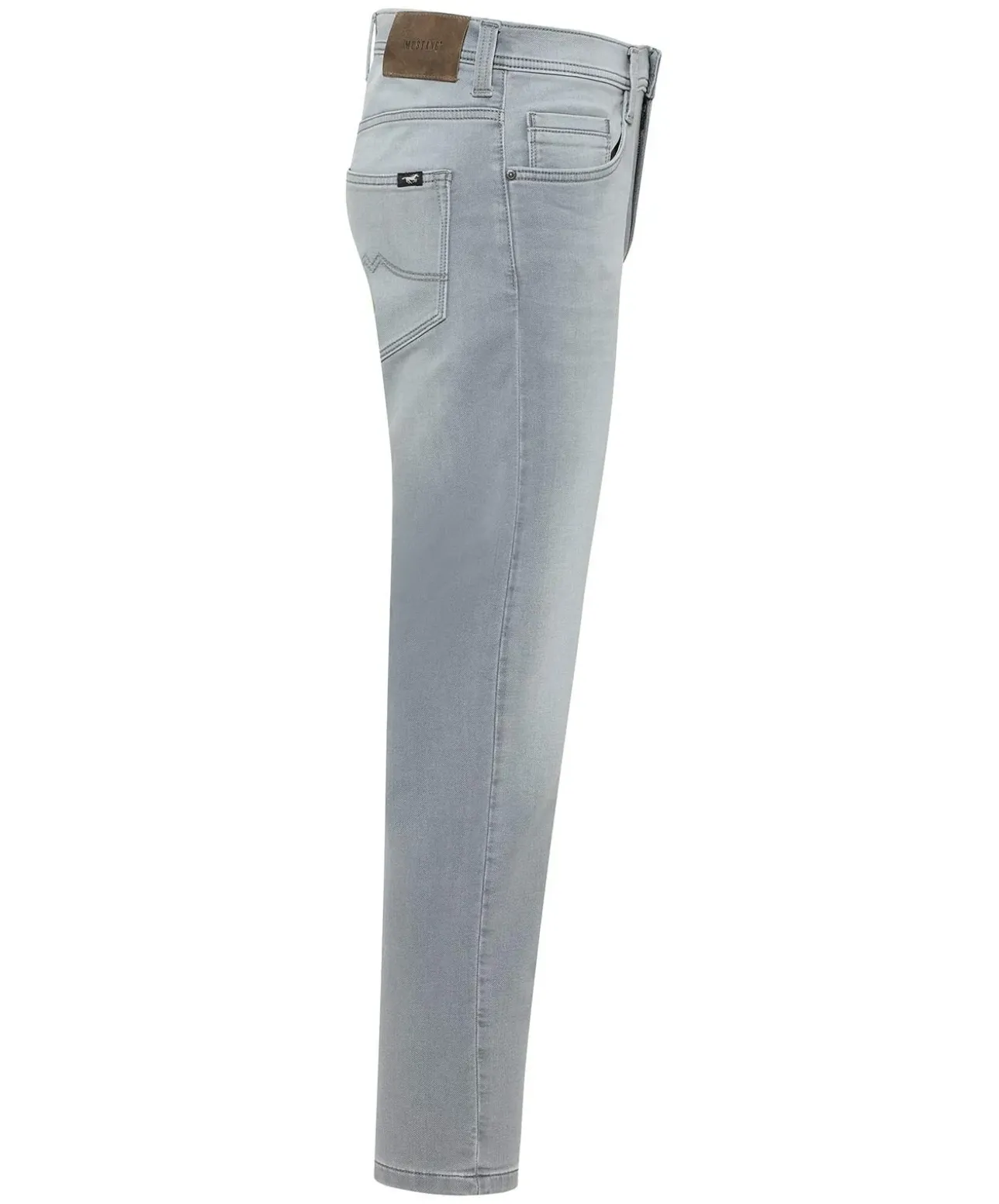 Mustang Oregon Slim K Jeans in Hellgrau