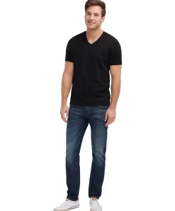 Mustang Oregon Taperd Jeans in Dark Rinse Used