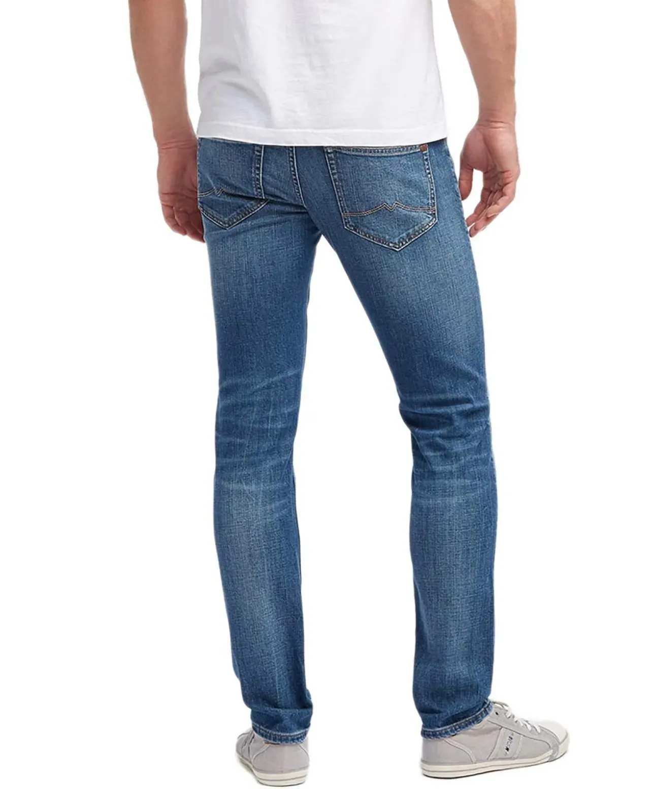Mustang Oregon Taperd Jeans in Scratched Used