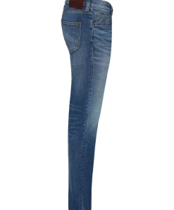 Mustang Oregon Taperd Jeans in Scratched Used