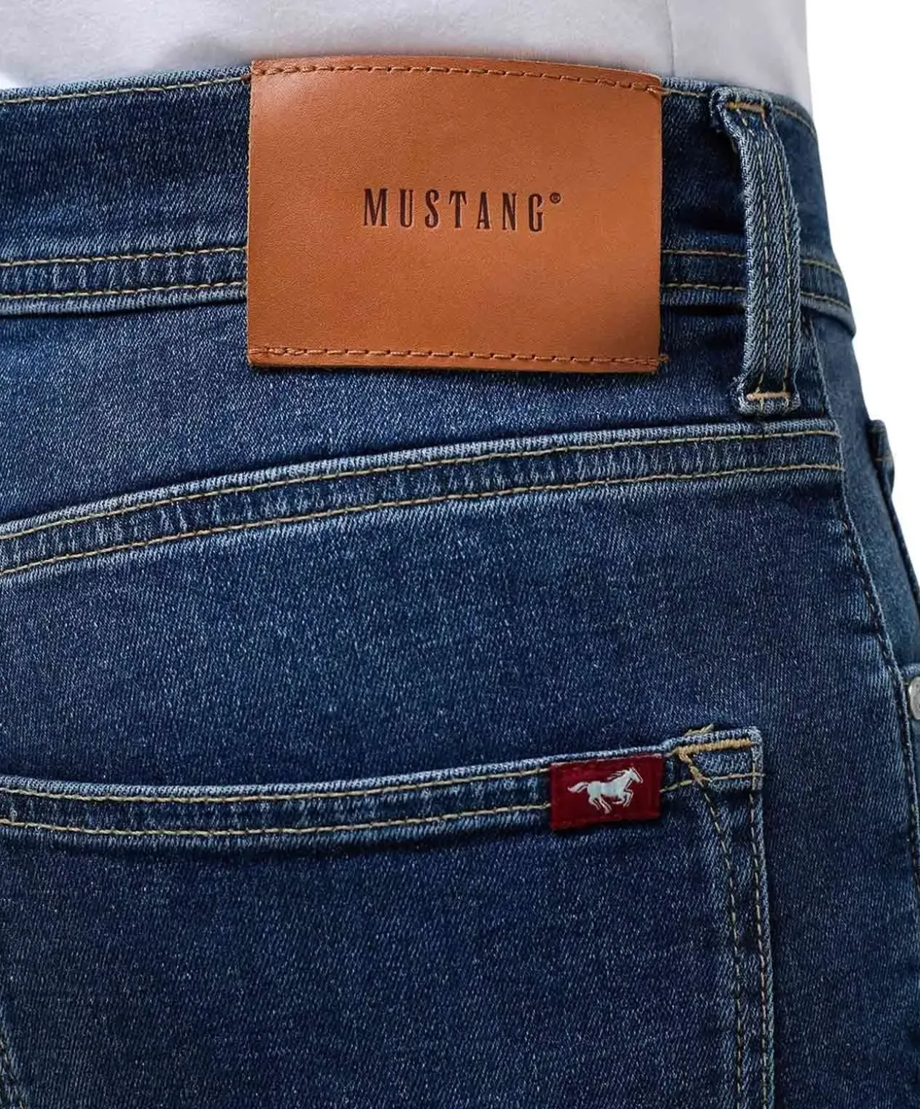 Mustang Orlando Slim Jeans im mittelblauer Waschung