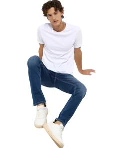 Mustang Orlando Slim Jeans im mittelblauer Waschung