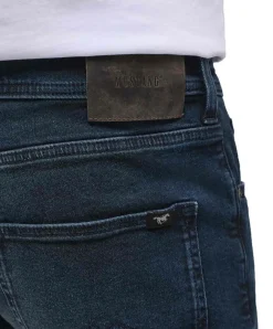Mustang Orlando Slim Jeans in dunkelblauer Waschung