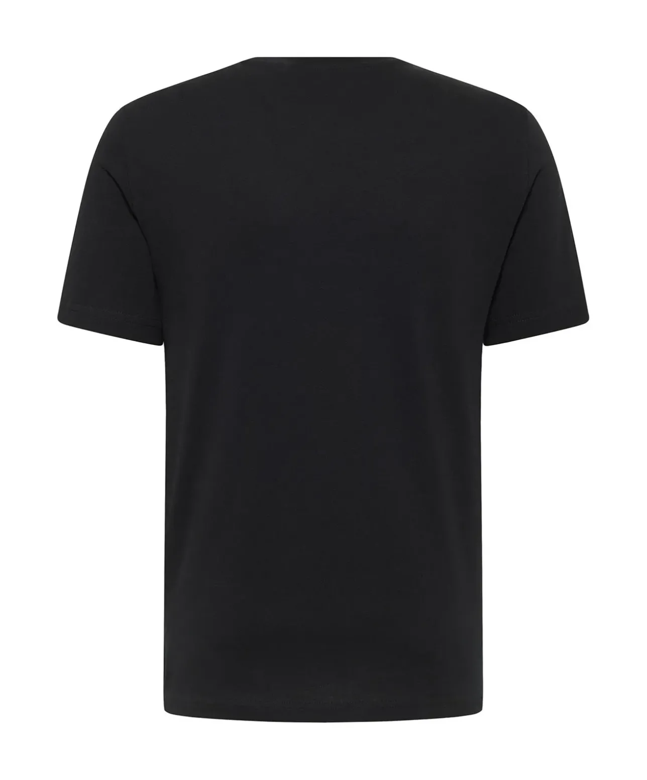 Mustang Print T-Shirt Austin aus Baumwolle in Schwarz