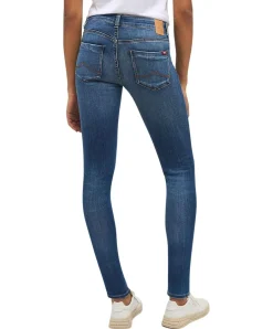 Mustang Quincy Skinny fit Jeans in mittelblauer Waschung