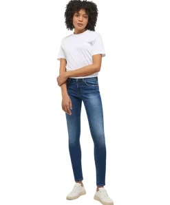 Mustang Quincy Skinny fit Jeans in mittelblauer Waschung