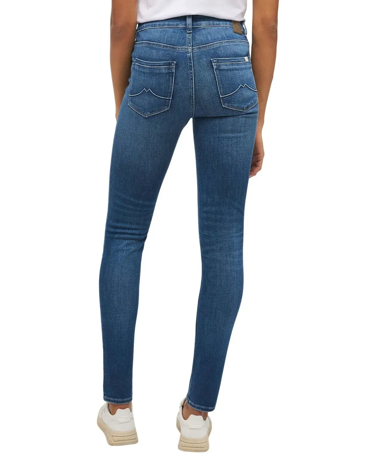 Mustang Shelby Jeans Slim Fit in hellerem Used-Effekt