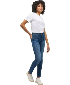 Mustang Shelby Jeans Slim Fit in hellerem Used-Effekt