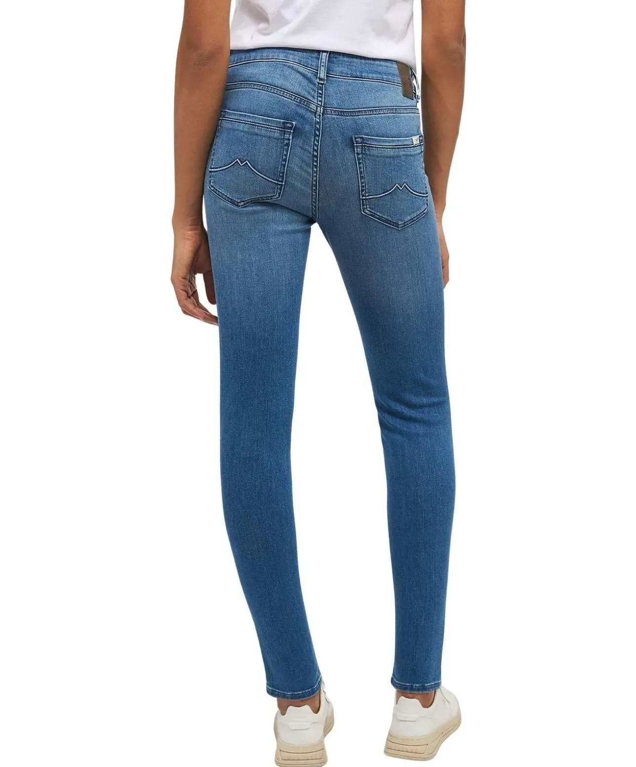 Mustang Shelby Skinny Jeans in mittlerer Used Waschung