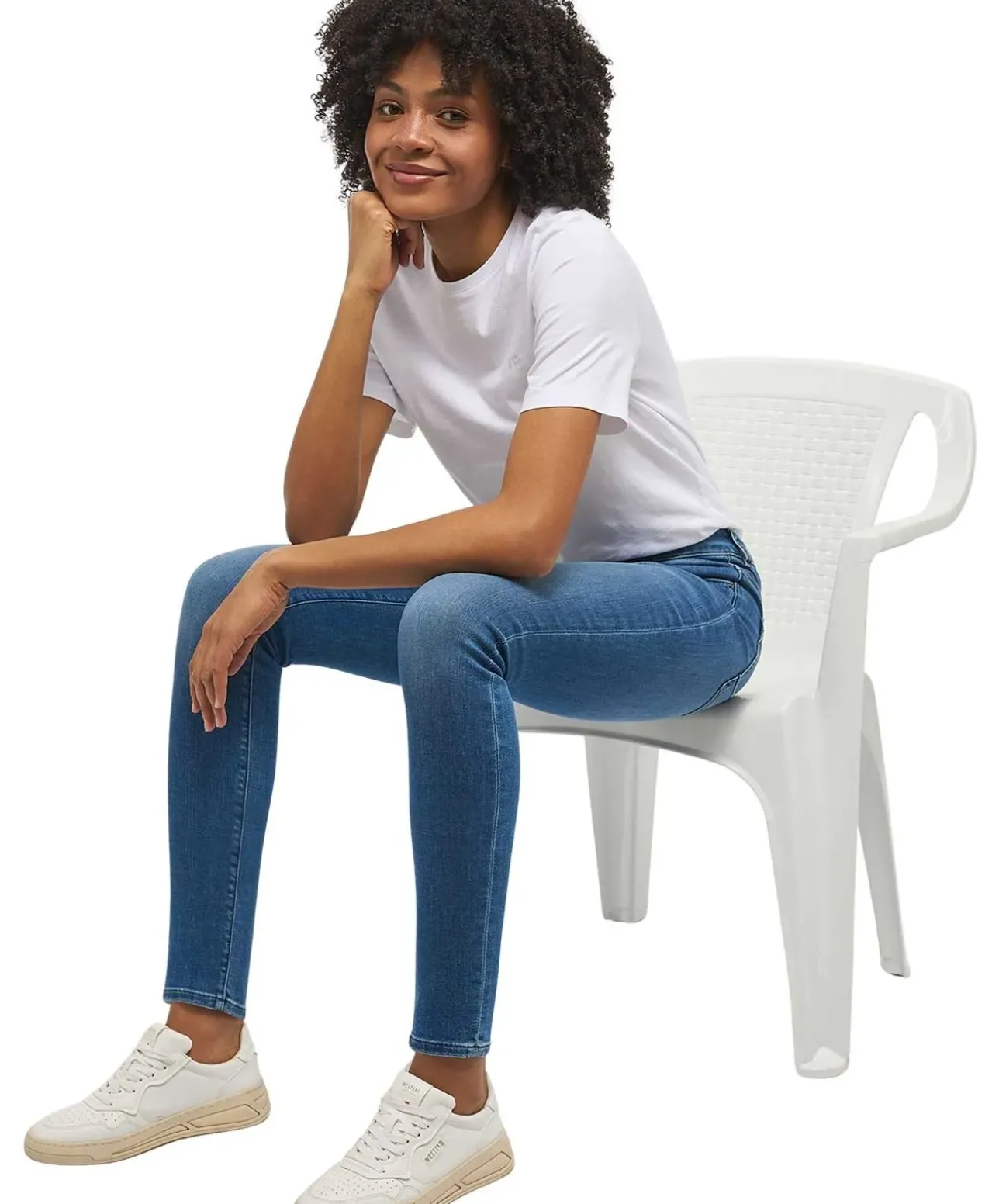 Mustang Shelby Skinny Jeans in mittlerer Used Waschung