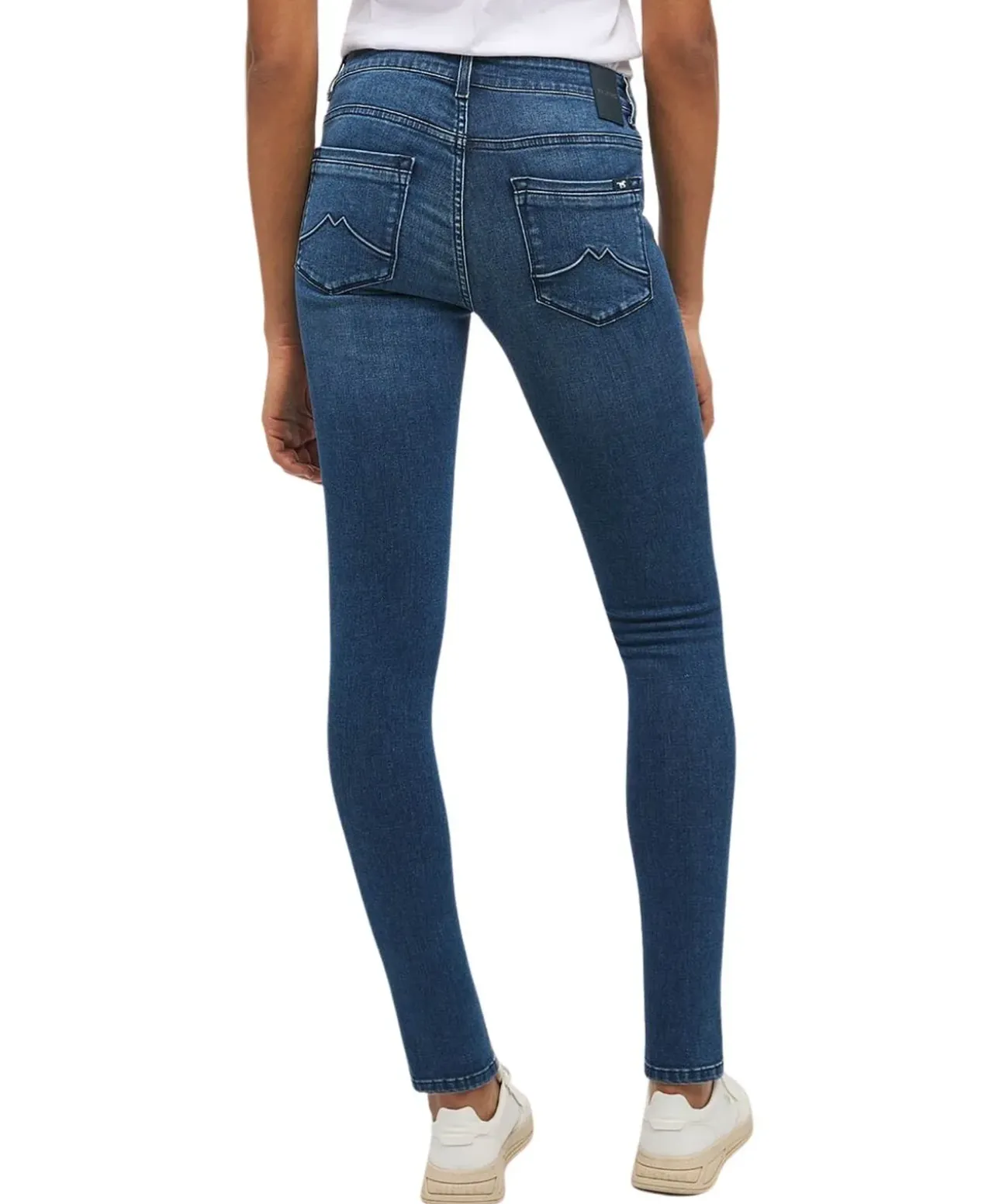 Mustang Shelby Skinny Jeans in mittleren Blauton