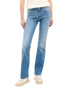 Mustang Shelby Slim Boot Jeans in Hellblau