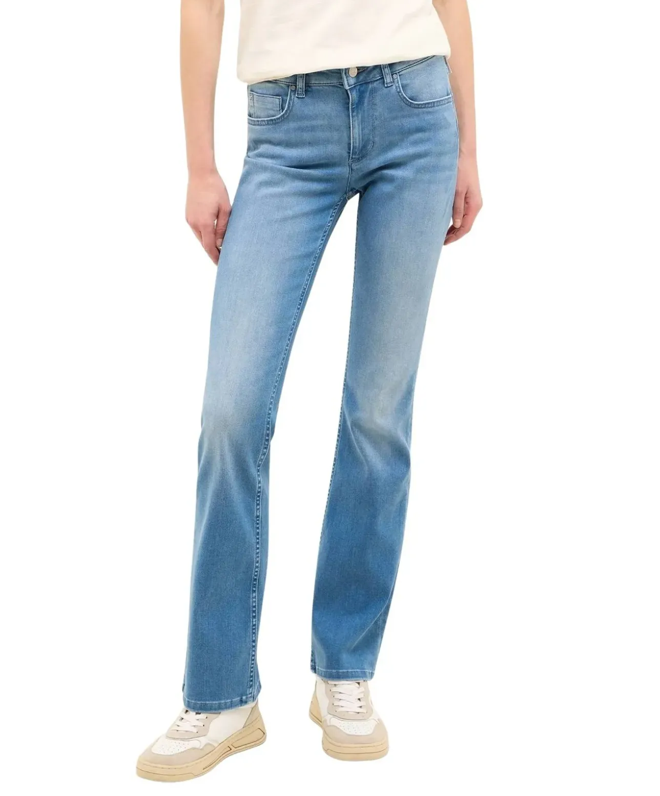 Mustang Shelby Slim Boot Jeans in Hellblau