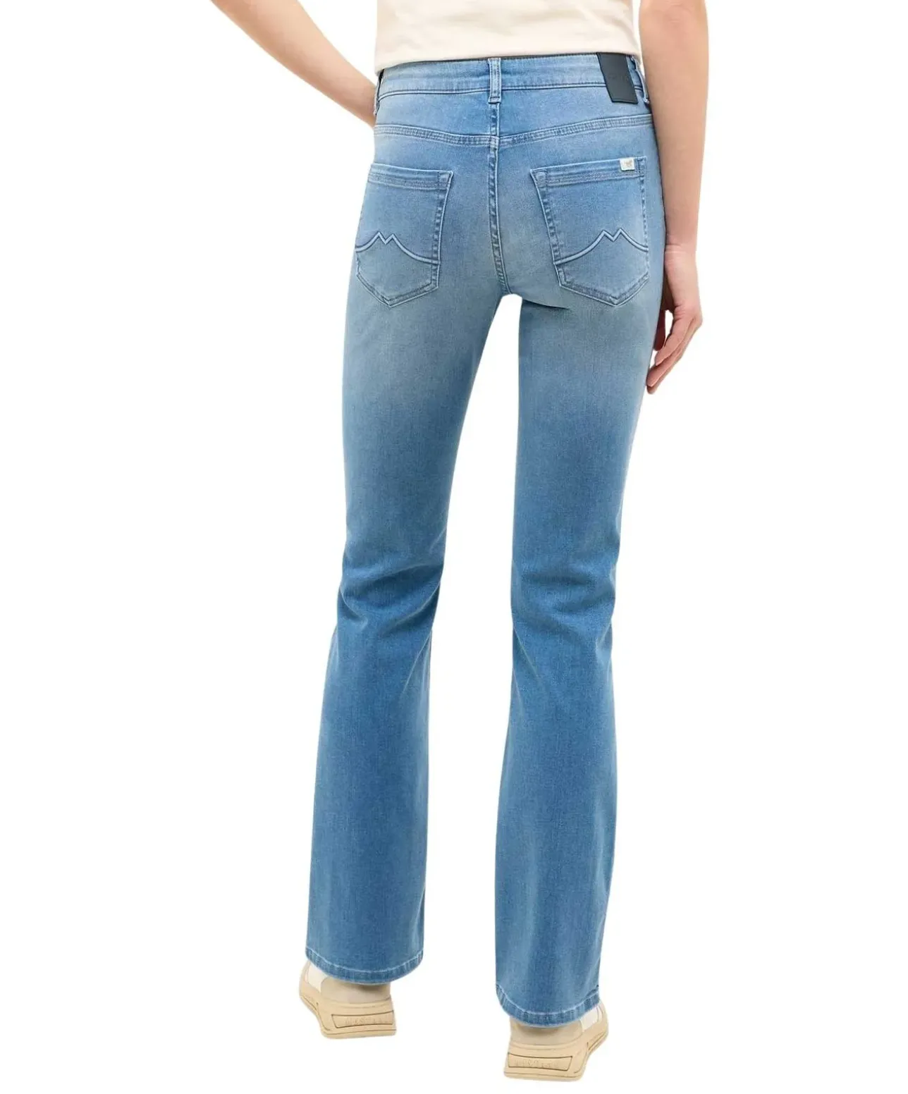 Mustang Shelby Slim Boot Jeans in Hellblau