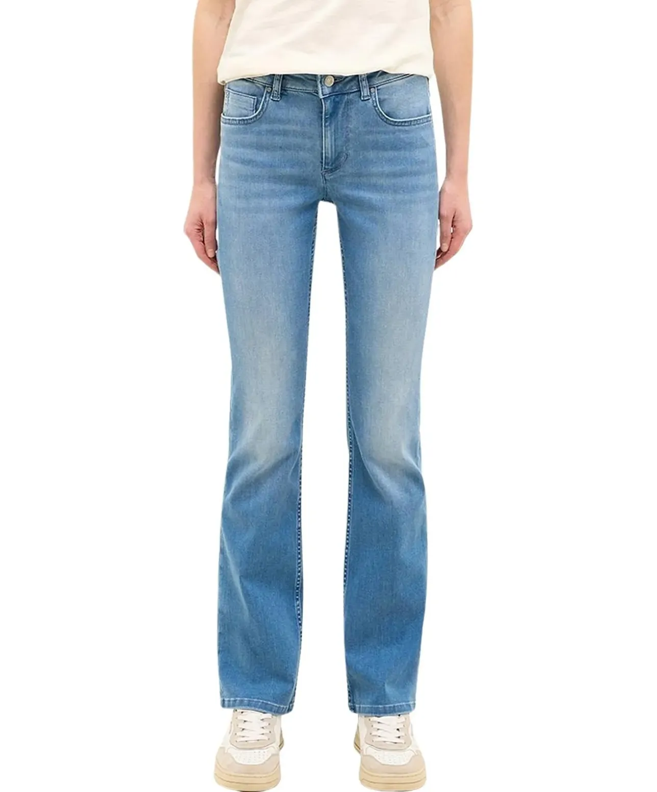 Mustang Shelby Slim Boot Jeans in Hellblau