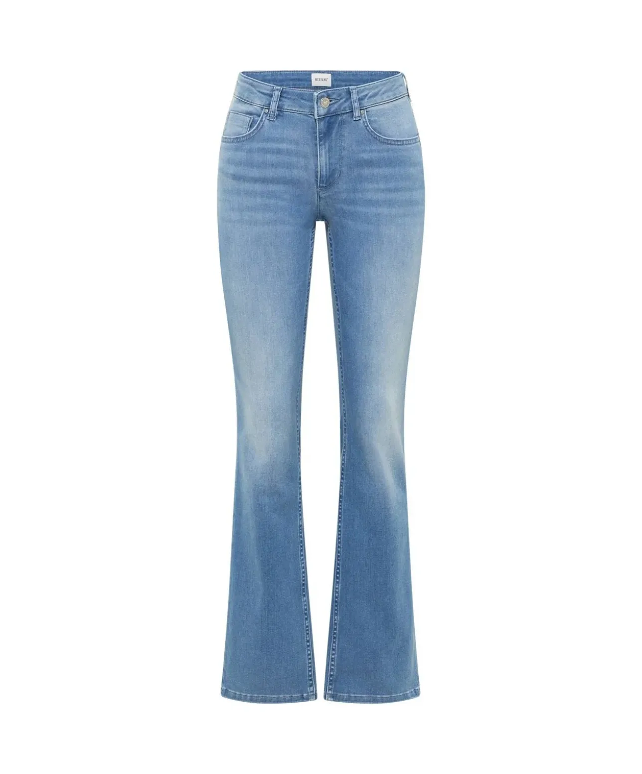 Mustang Shelby Slim Boot Jeans in Hellblau