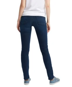Mustang Sissy Slim Jeans in dunkler Stonewash-Optik