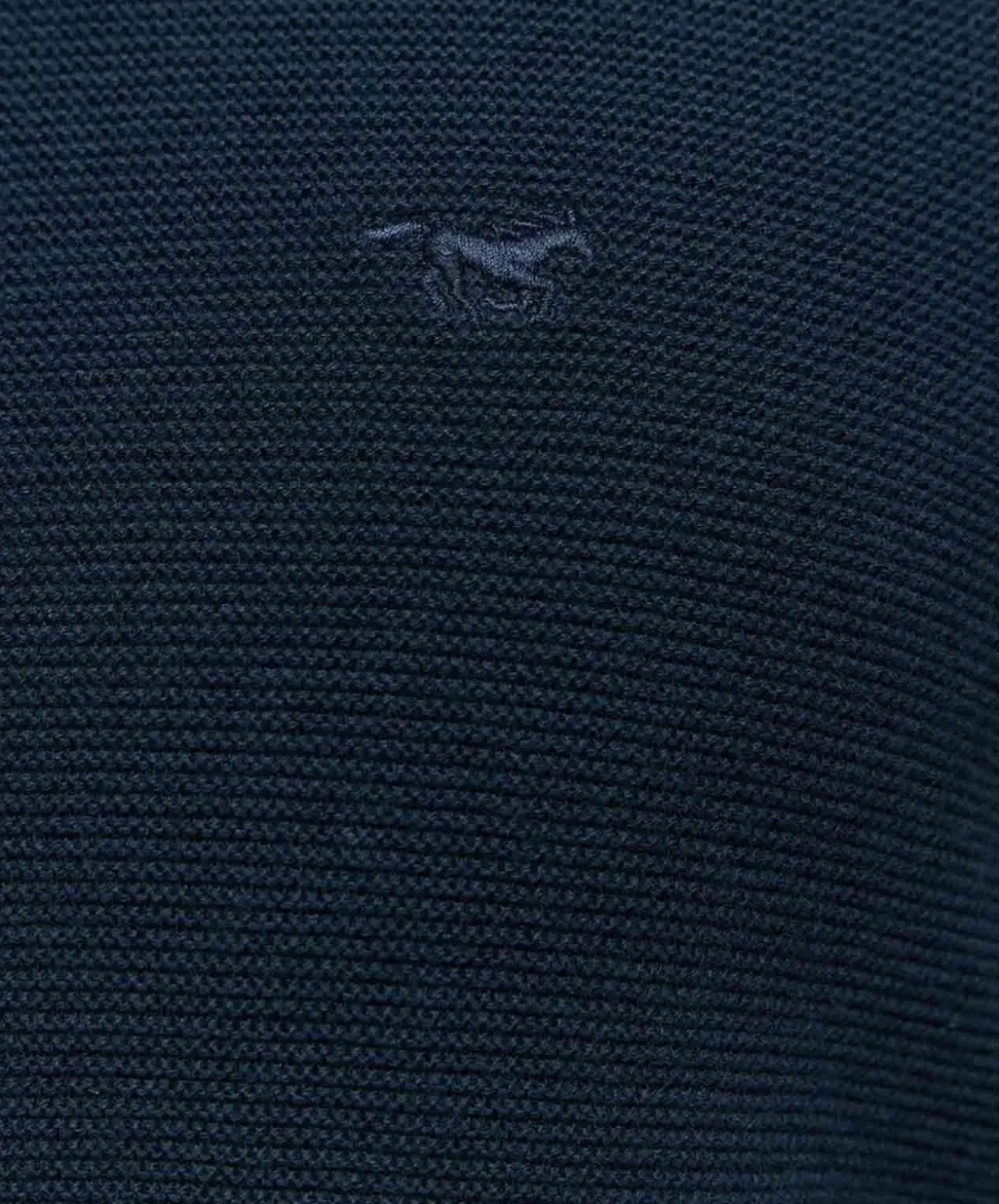 Mustang Strickpullover Elliot in Dunkelblau