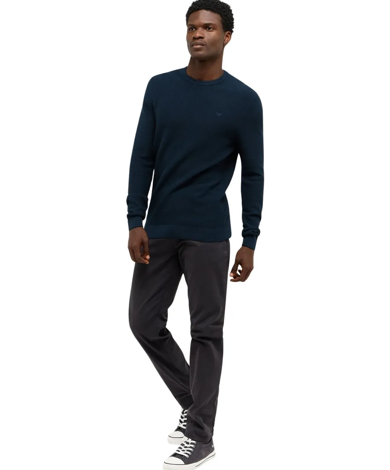 Mustang Strickpullover Elliot in Dunkelblau