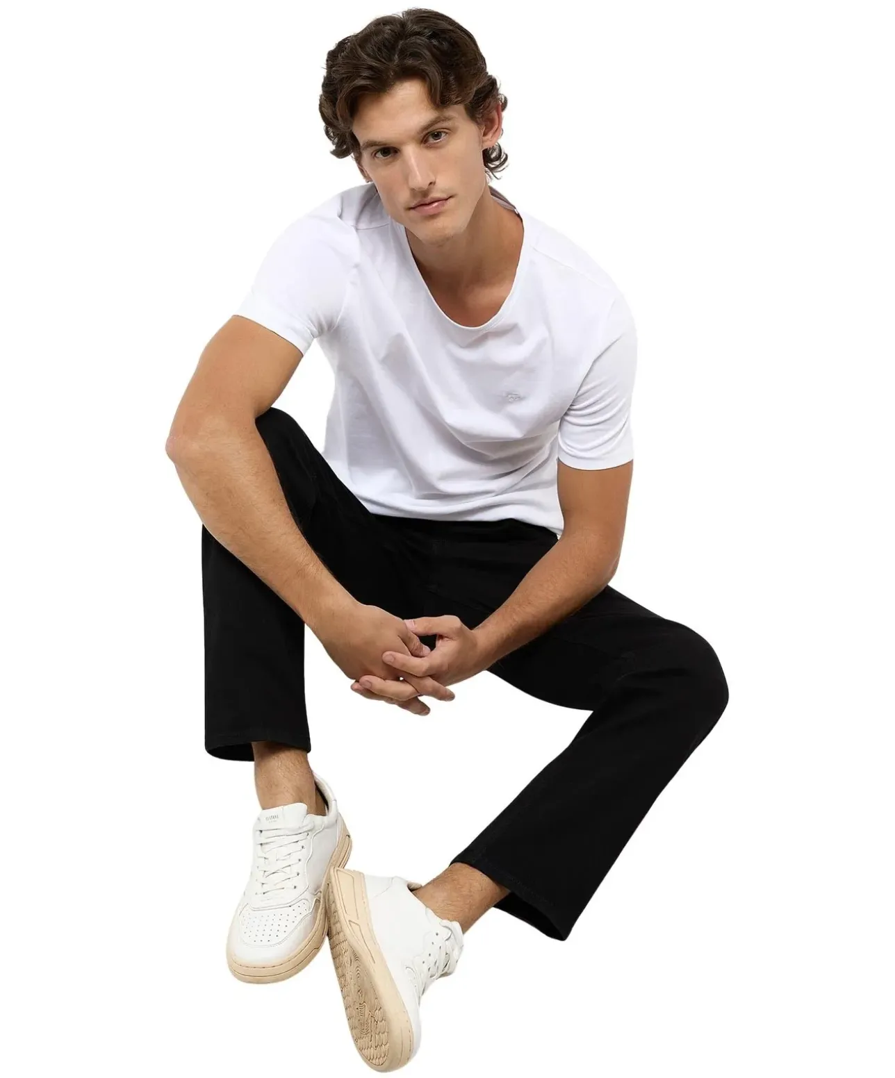 Mustang Tramper - Schwarze Jeans mit geradem Bein