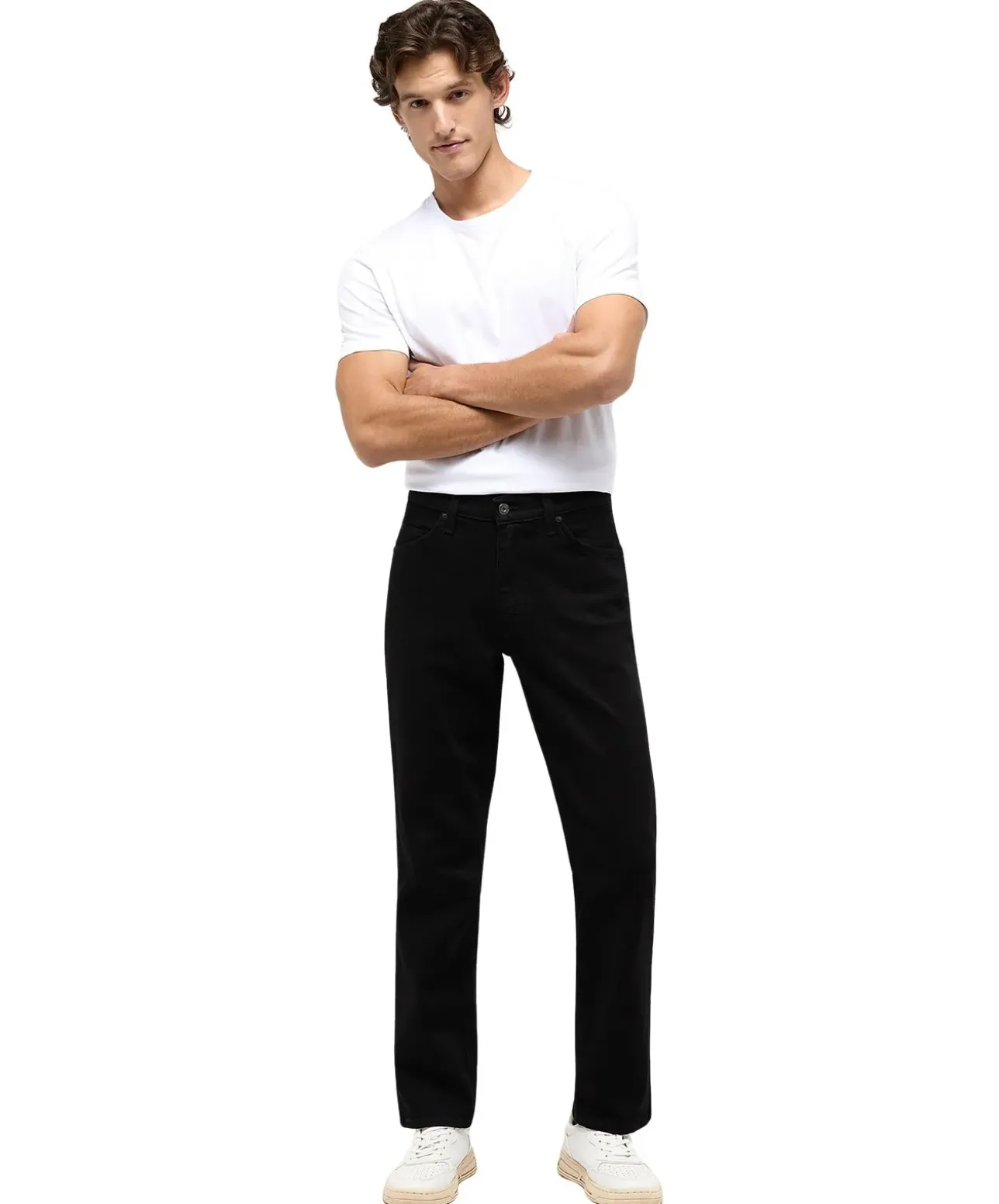 Mustang Tramper - Schwarze Jeans mit geradem Bein