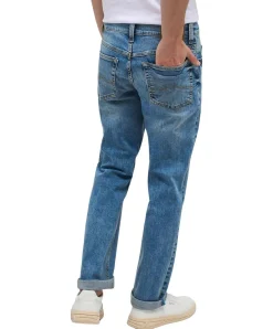 Mustang Tramper Straight Jeans in heller Used Waschung
