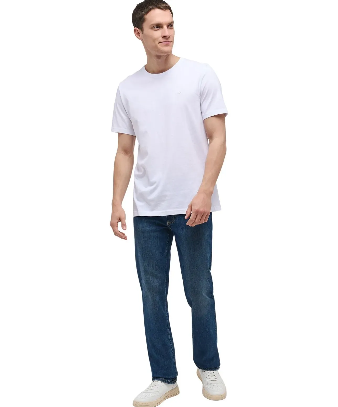 Mustang Tramper Straight Jeans in Stonewash