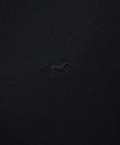 Mustang T-Shirt aus Baumwolle Allen C Basic in Schwarz