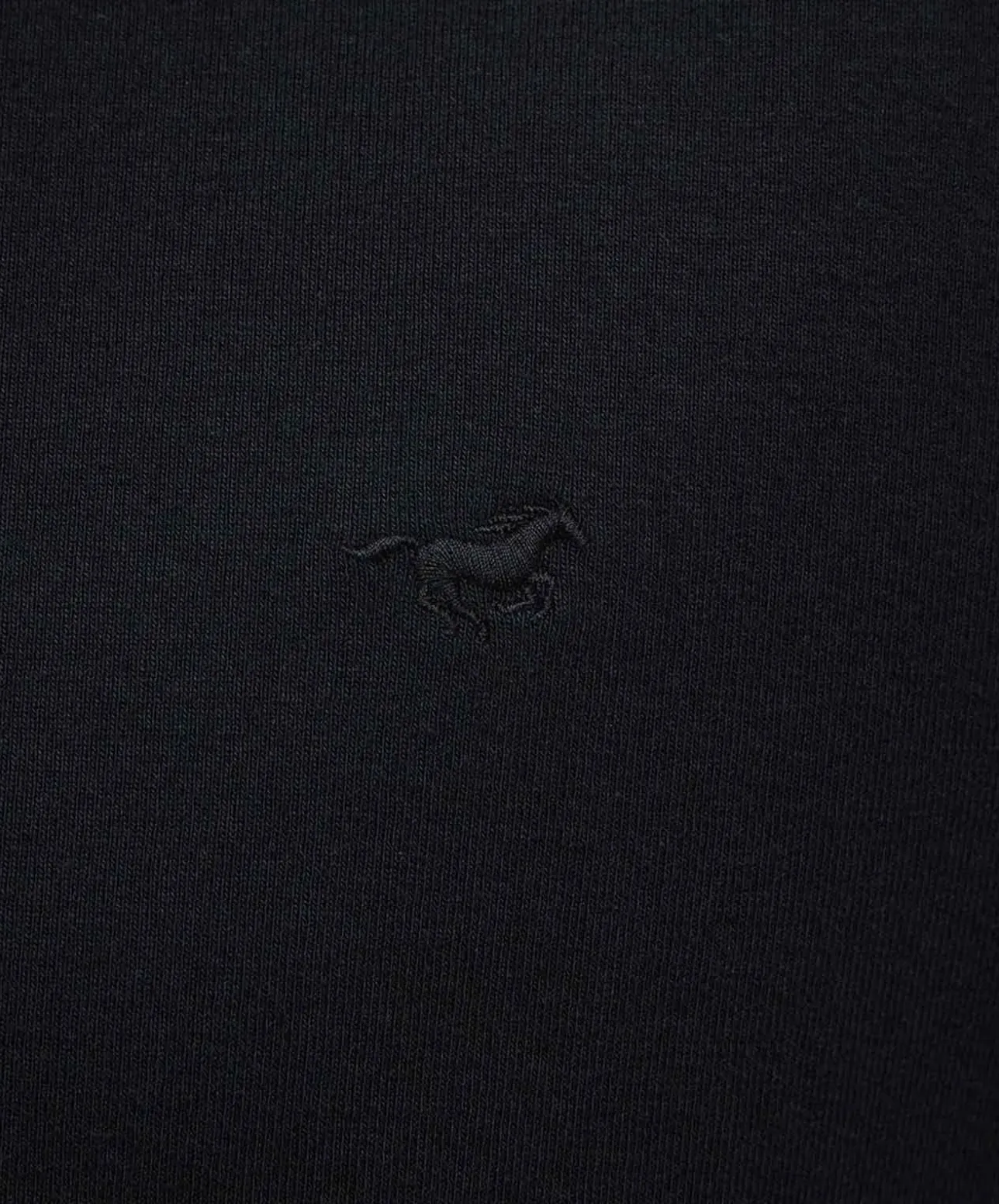 Mustang T-Shirt aus Baumwolle Allen C Basic in Schwarz