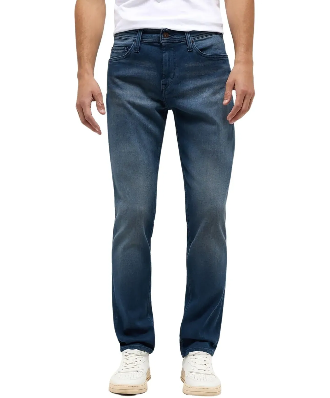 Mustang Vegas Jeans Slim Fit in mittelblauer Waschung