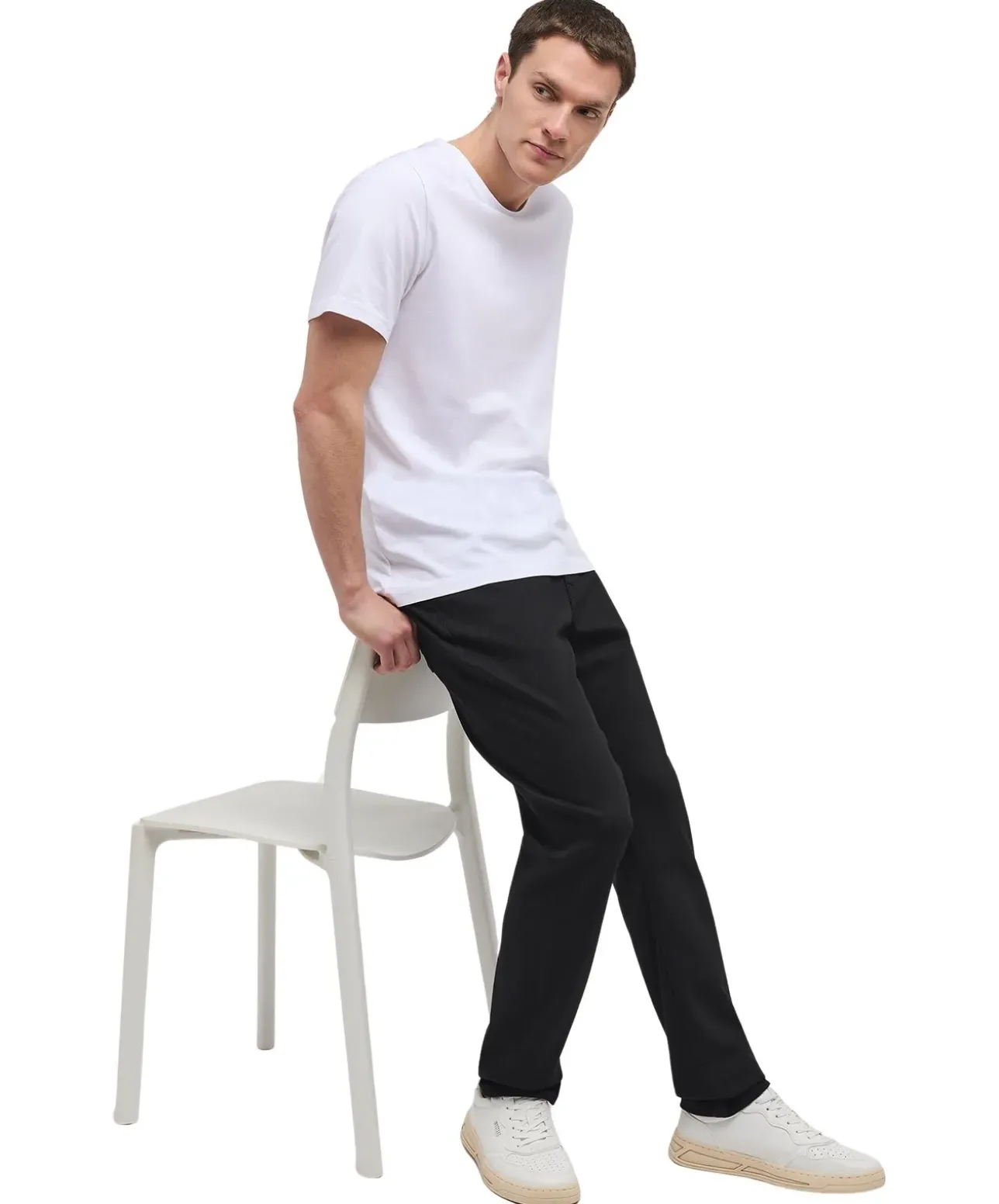 Mustang Vegas Slim fit Jeans in Schwarz