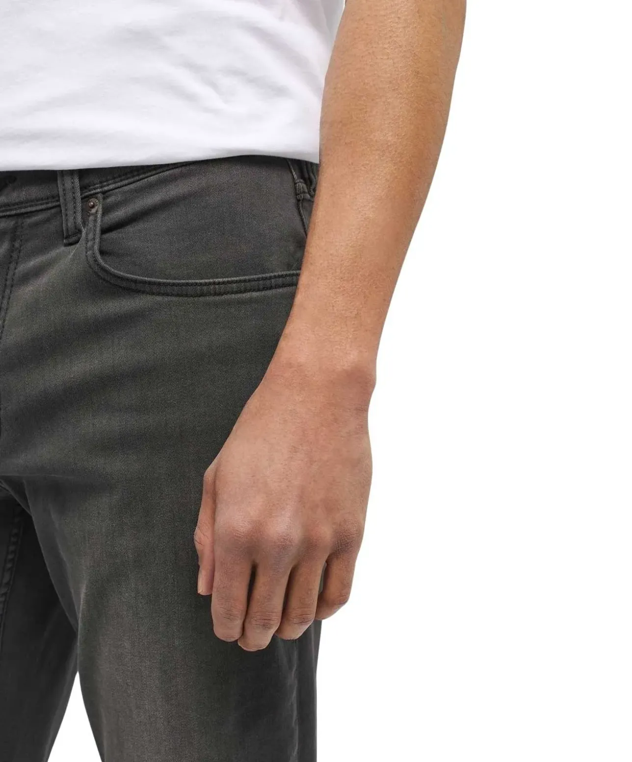 Mustang Washington Jeans in Schwarzer Waschung