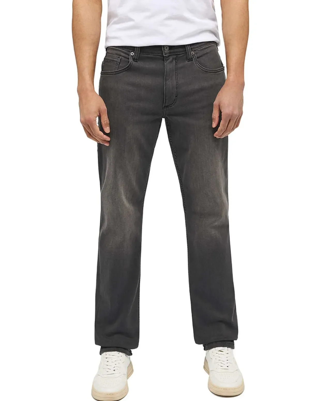 Mustang Washington Jeans in Schwarzer Waschung