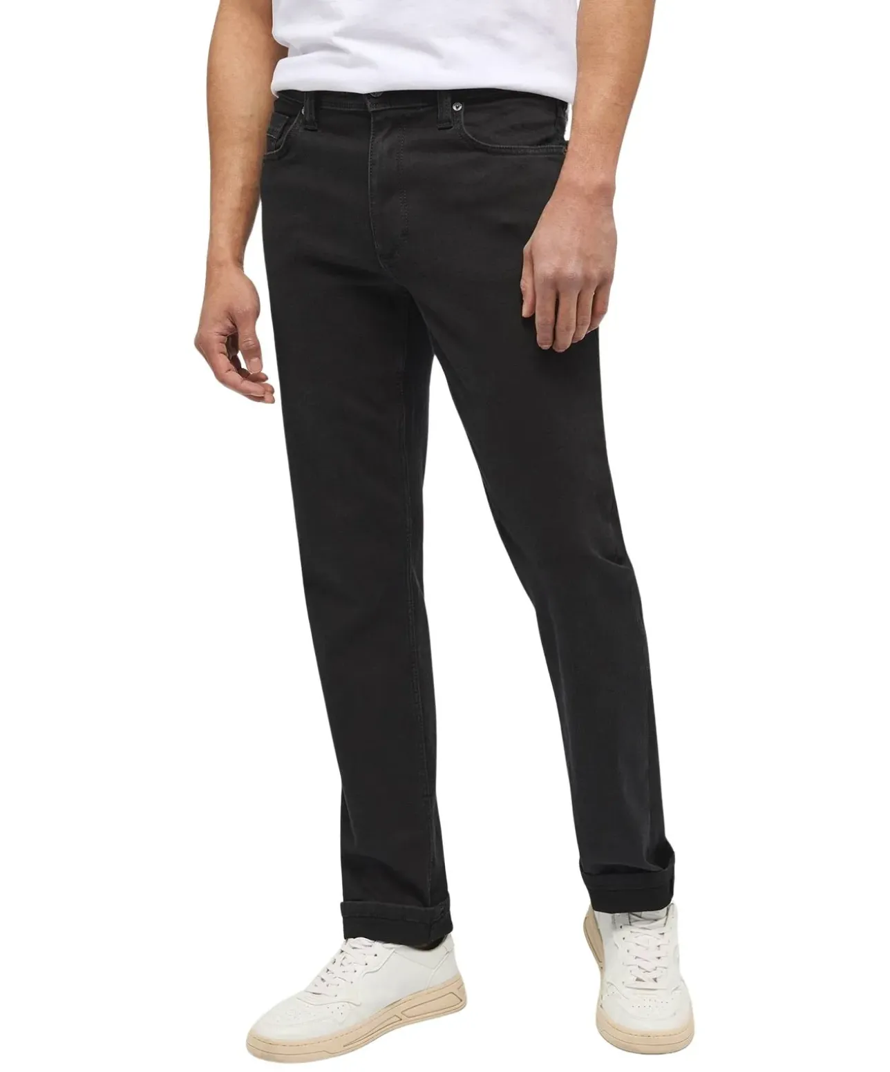 Mustang Washington Jeans in Schwarz mit Straight Fit