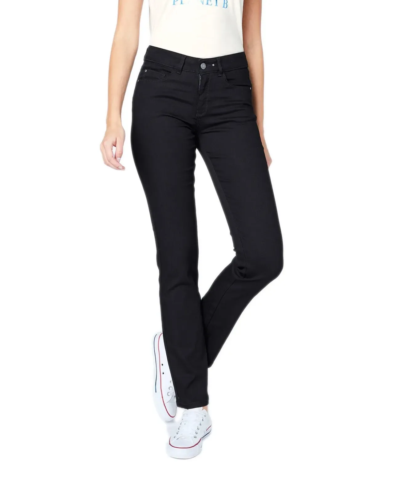 Oklahoma - High Waisted Jeans Layla mit Modal-Stoff
