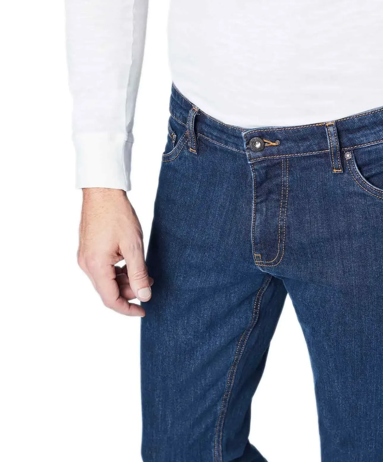 Oklahoma Herren-Jeans im Classic Fit Stan in Stonewash