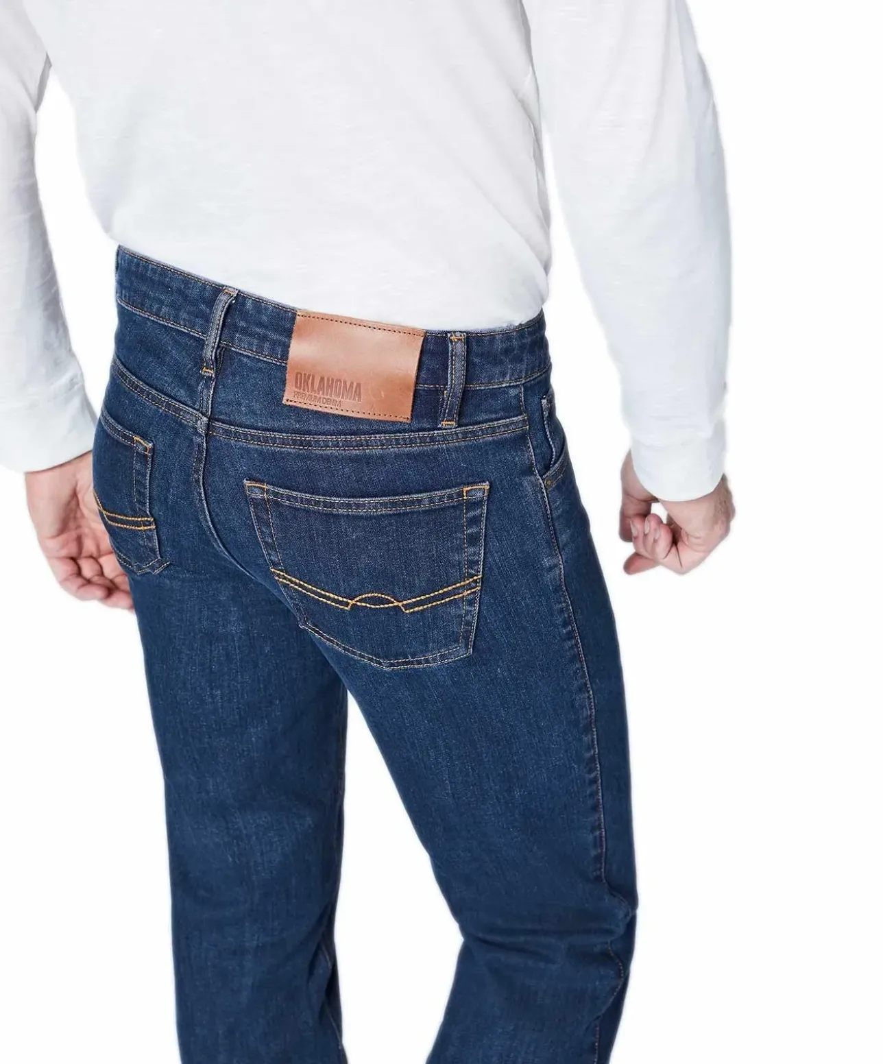 Oklahoma Herren-Jeans im Classic Fit Stan in Stonewash