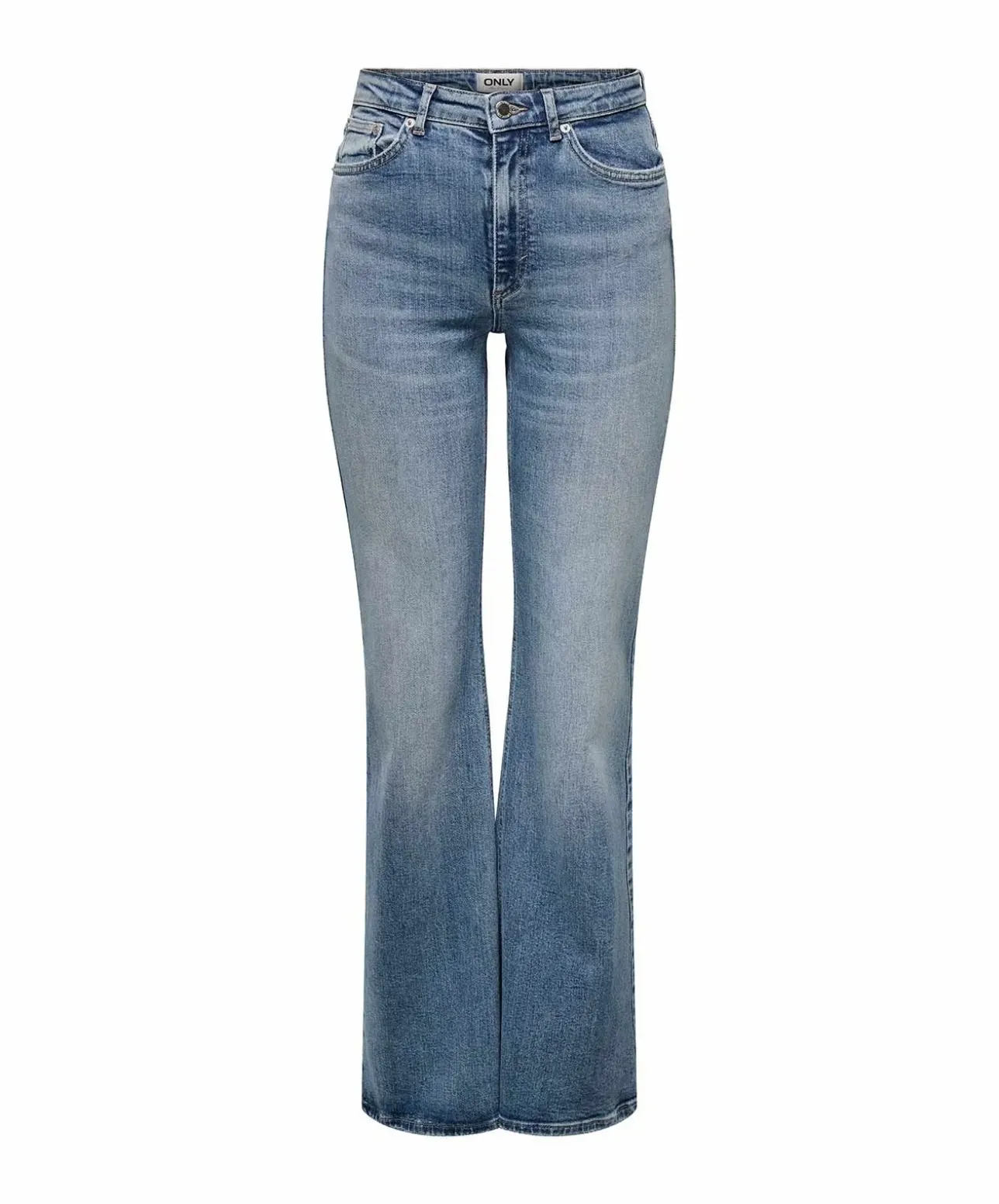 ONLY Jeans Juicy Flared Fit in Mittelblau