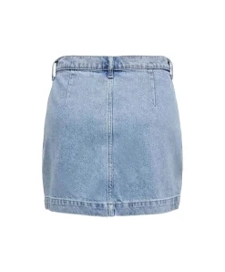 ONLY Jeansrock Amazing in Stone-Waschung mit Knopfleiste